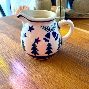 Collectible Polish Pottery Small Creamer